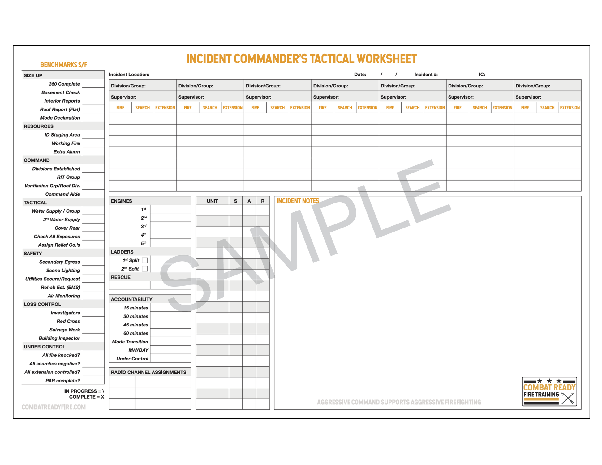 Command Board - Heavy Duty Aluminum – combatreadyfire
