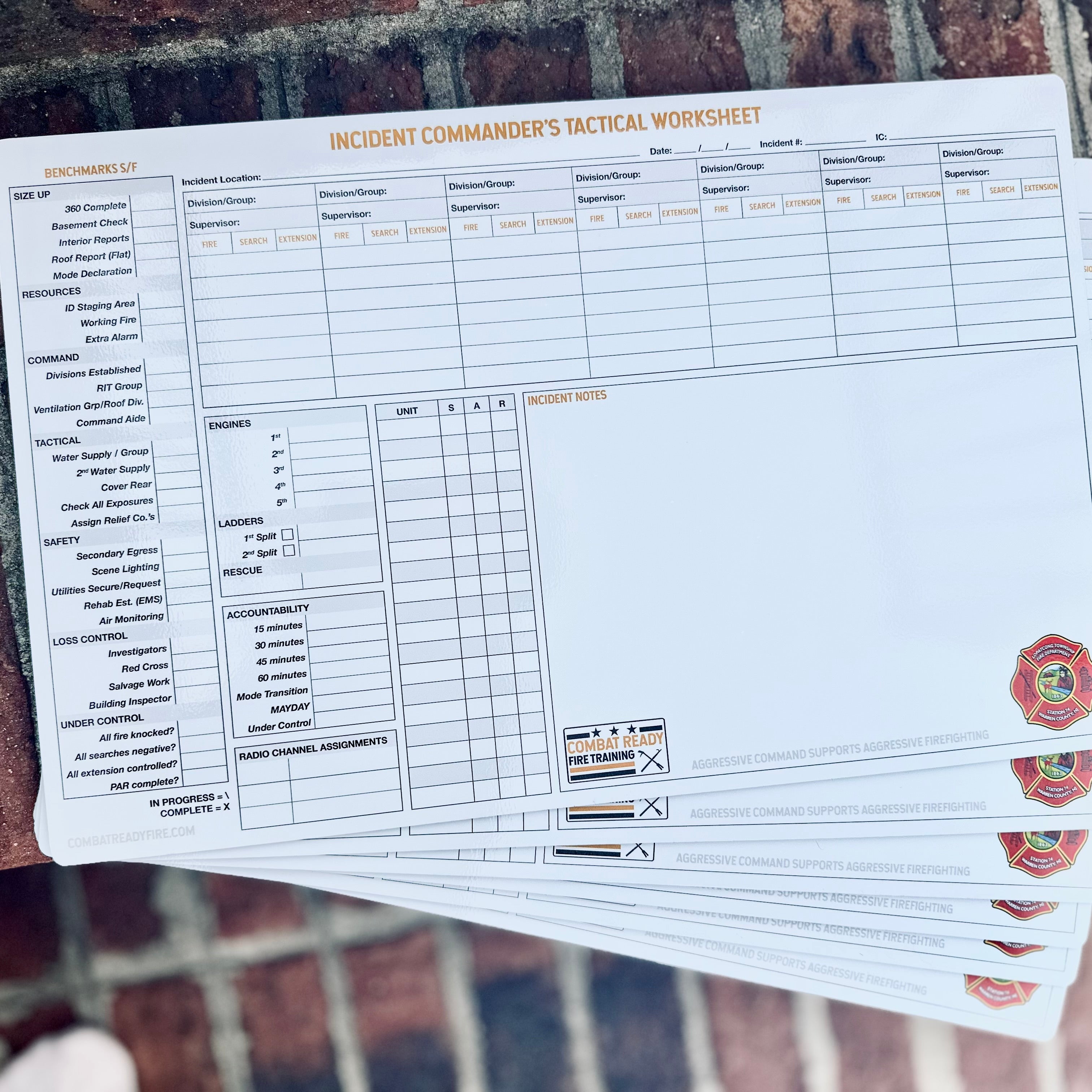 Fire Command Board Pdf Command Board - Heavy Duty Aluminum – combatreadyfire