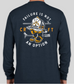 Longsleeve NAVY Blue Soft T-shirt - Large Failure is Not an Option Logo on the Back