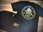 Shortsleeve Black Soft T-shirt - Large Logo on the Back